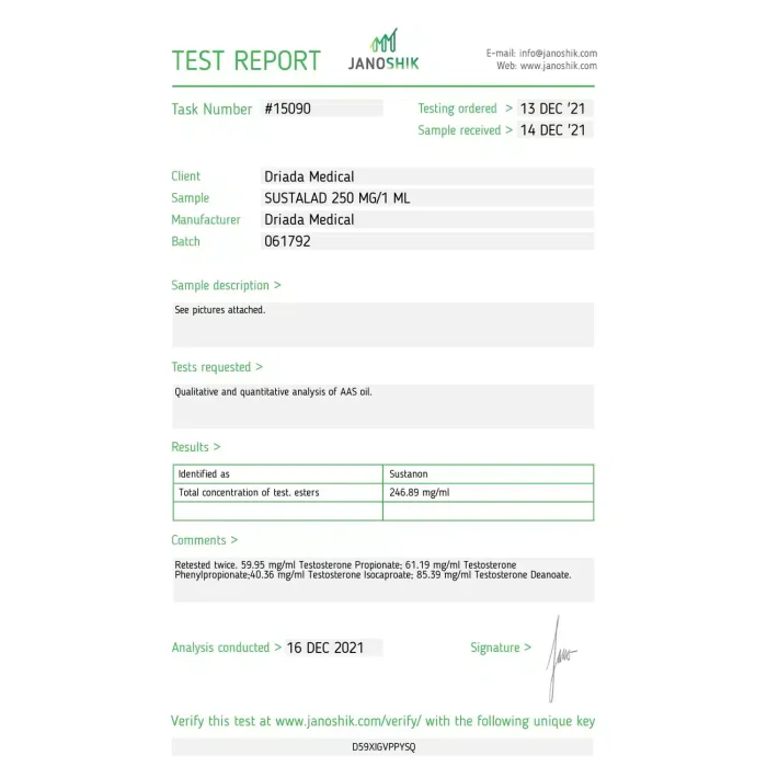 Driada Medical Sustanon Sustalad