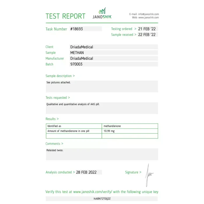 Driada Medical Methandienone