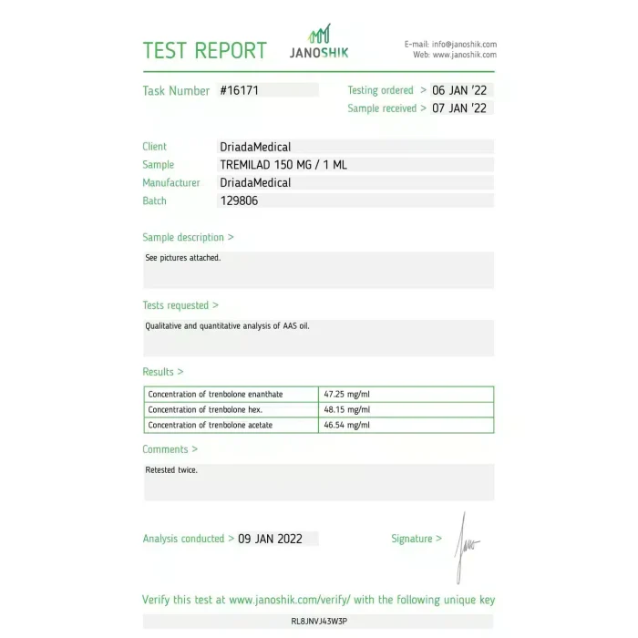 Driada Medical Tremilad